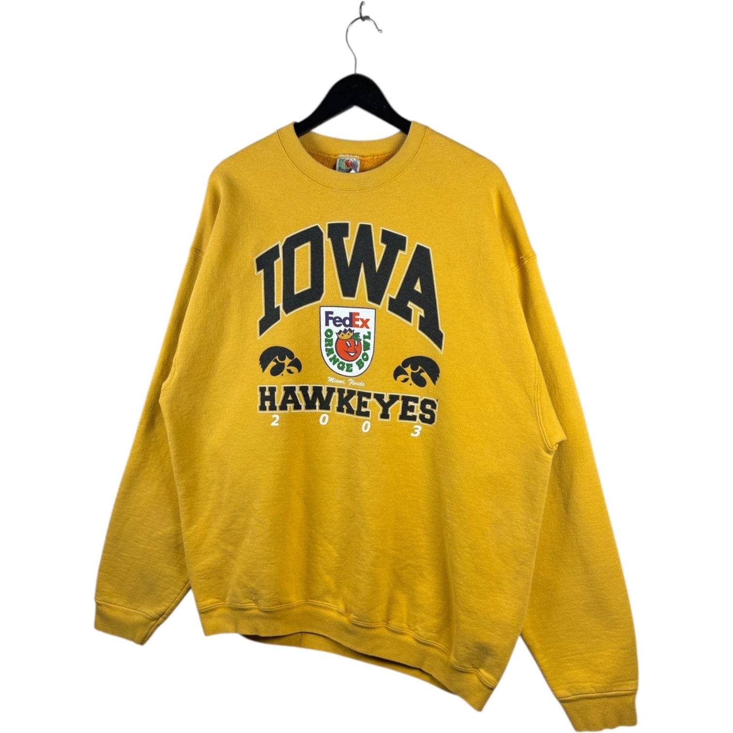 Vintage University Of Iowa Hawkeyes Crewneck