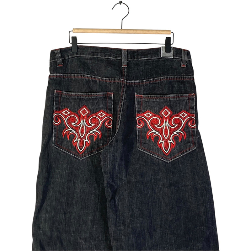 Vintage Refuse Bermuda Denim Jean Shorts 34x15