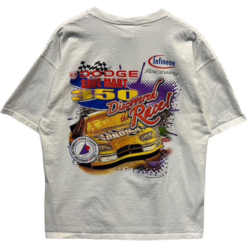 Vintage Dodge Save Mart 350 "Pour It On" NASCAR Racing Tee