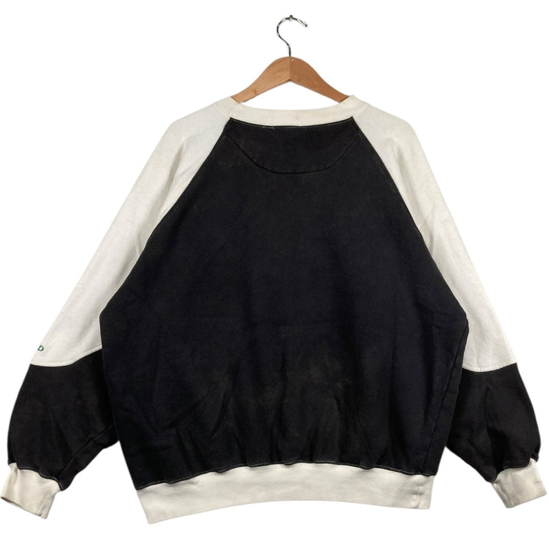 Vintage IZOD Two Tone Embroidered Logo Crewneck