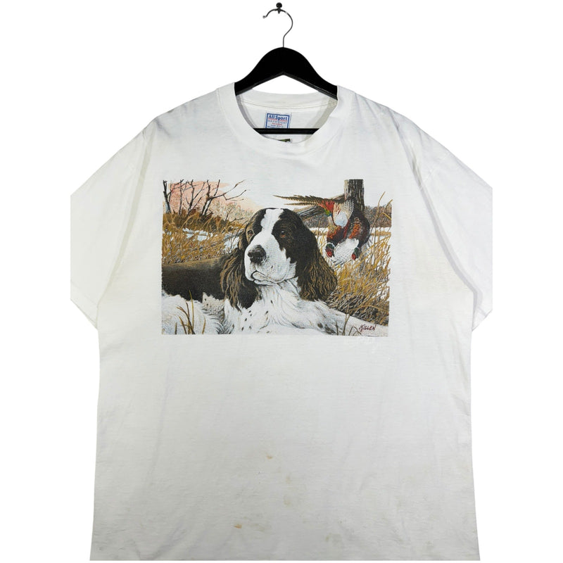 Vintage All Sport Spaniel Dog Cotton T-Shirt