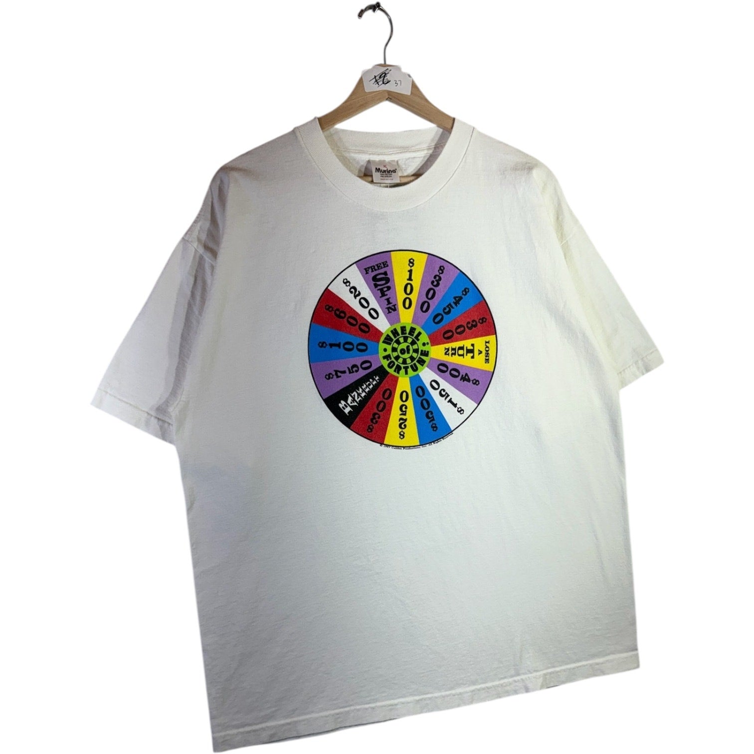 Vintage Wheel of Fortune Graphic T-Shirt