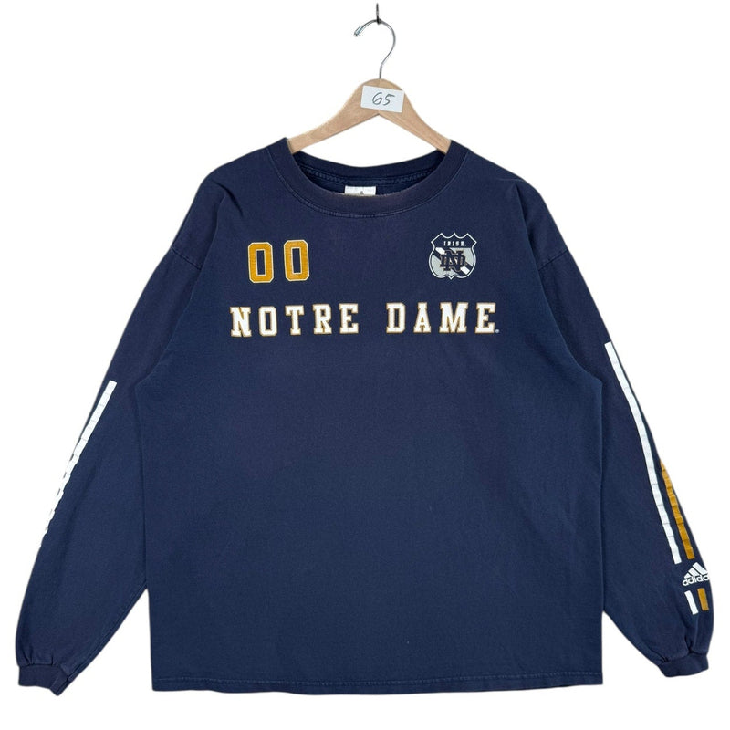 Vintage Adidas Notre Dame Long Sleeve