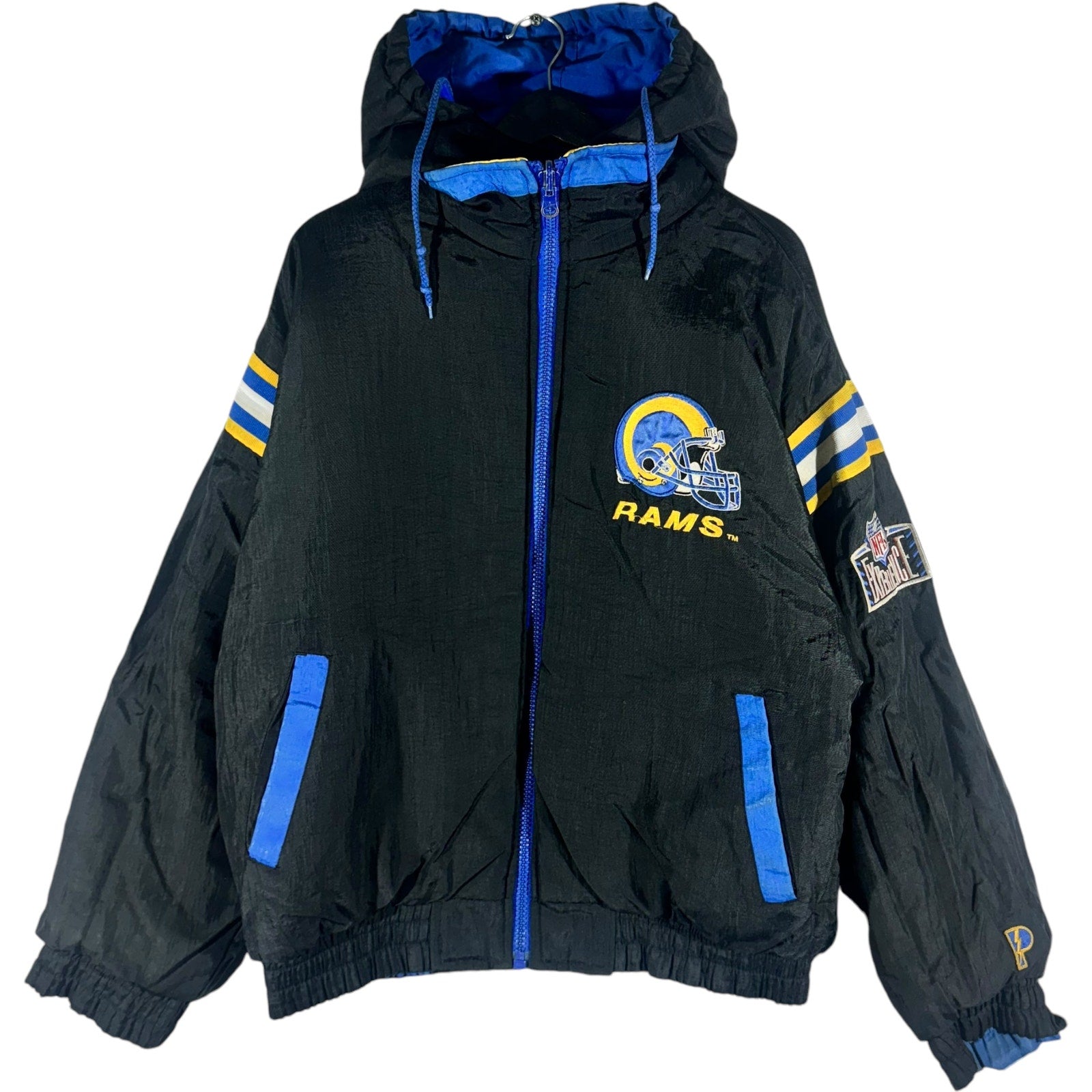 Vintage Pro Player St. Louis Rams Reversible Puffer Jacket