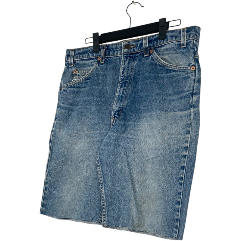 Vintage Levis 517 Denim Cut Off Shorts 34