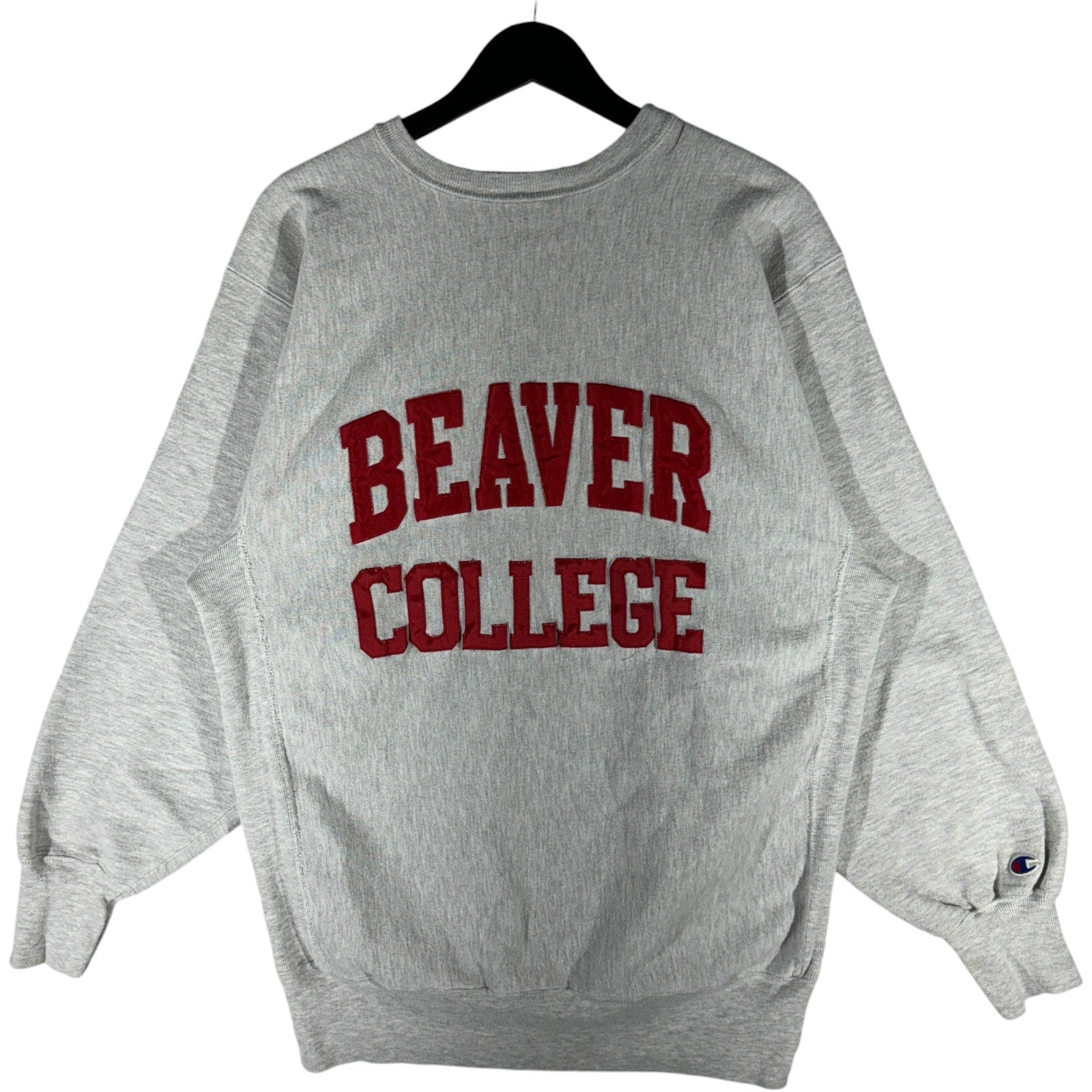 Vintage Champion Reverse Weave Beaver College Crewneck