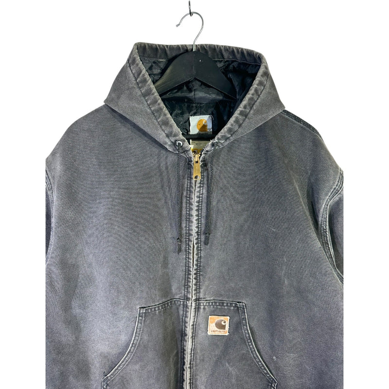 Vintage Carhartt Insulated Hooded Workwear Jacket