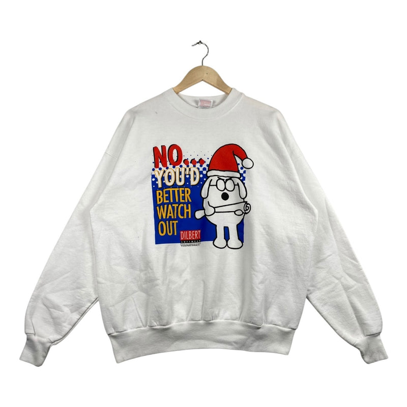 Vintage Dilbert Dogbert Christmas Crewneck