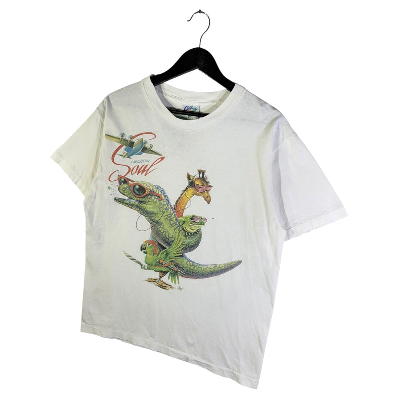 Vintage Caribbean Soul 10th Anniversary Lizard T-Shirt 90s