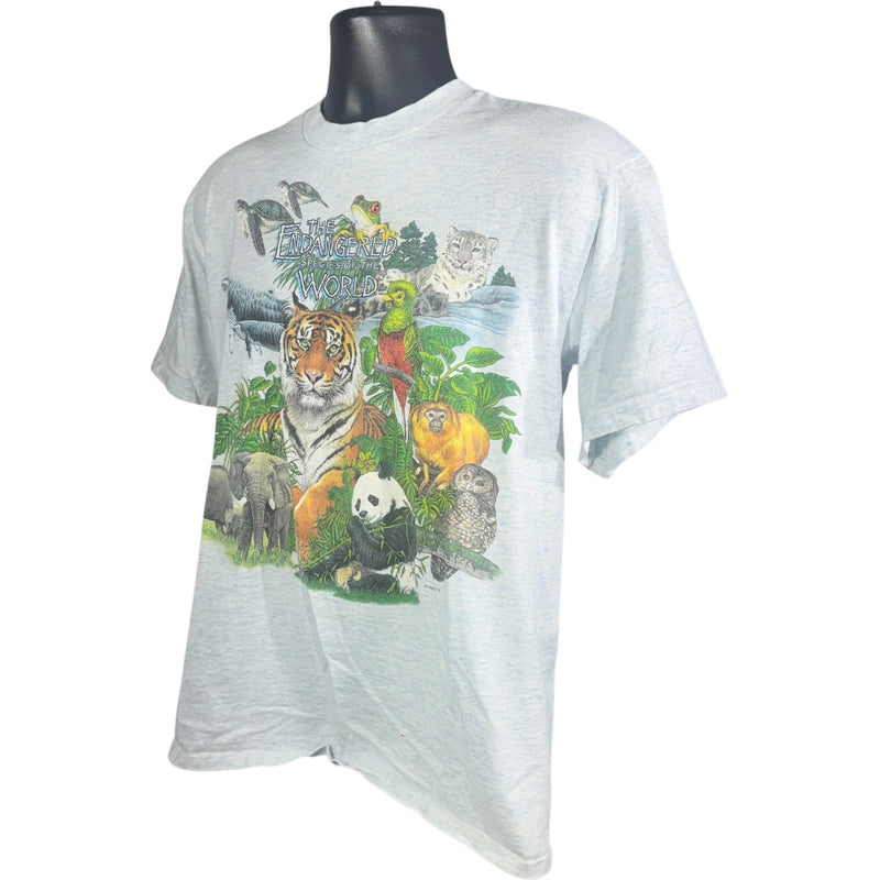 Vintage Endangered Species of the World Nature Tee