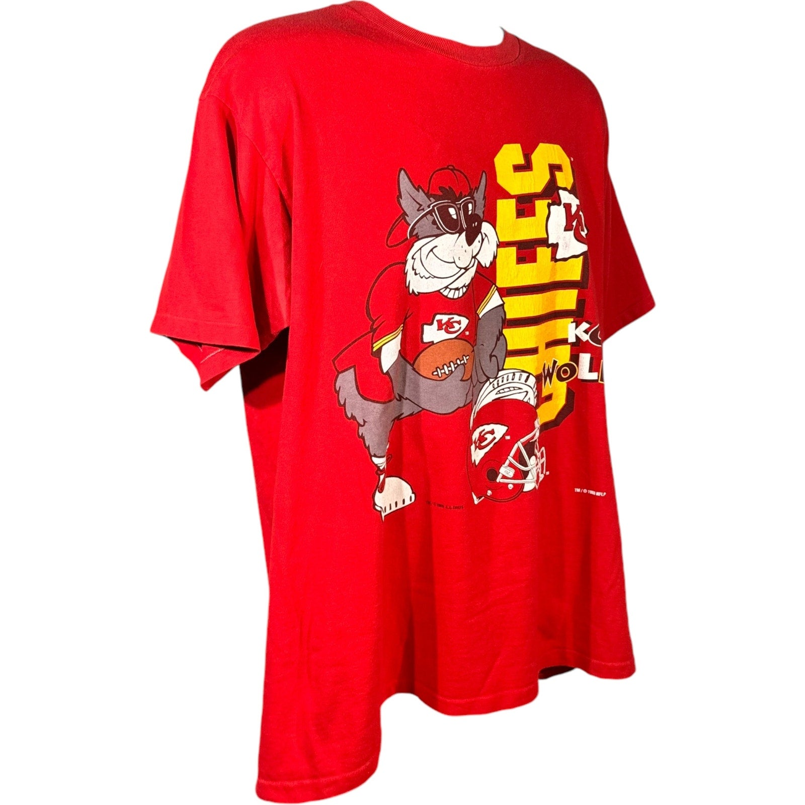 Vintage Kansas City Chiefs Mascot NFL Tee