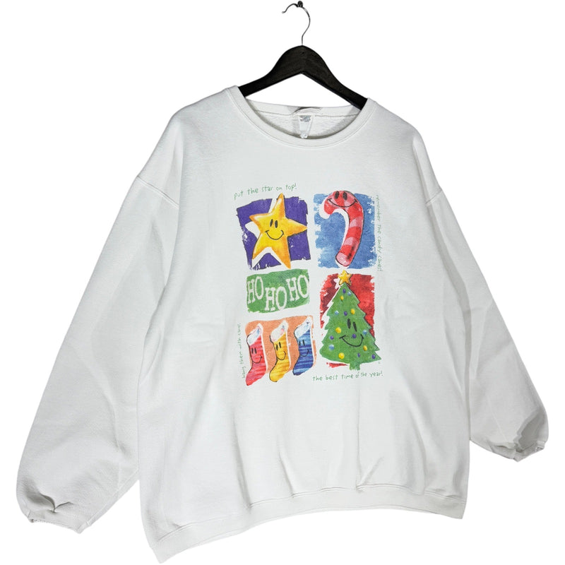 Vintage Christmas Graphic Quotes Crewneck