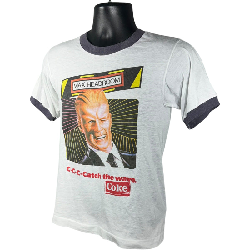 Vintage Coca-Cola "Max Headroom" Ringer Tee 70s/80s