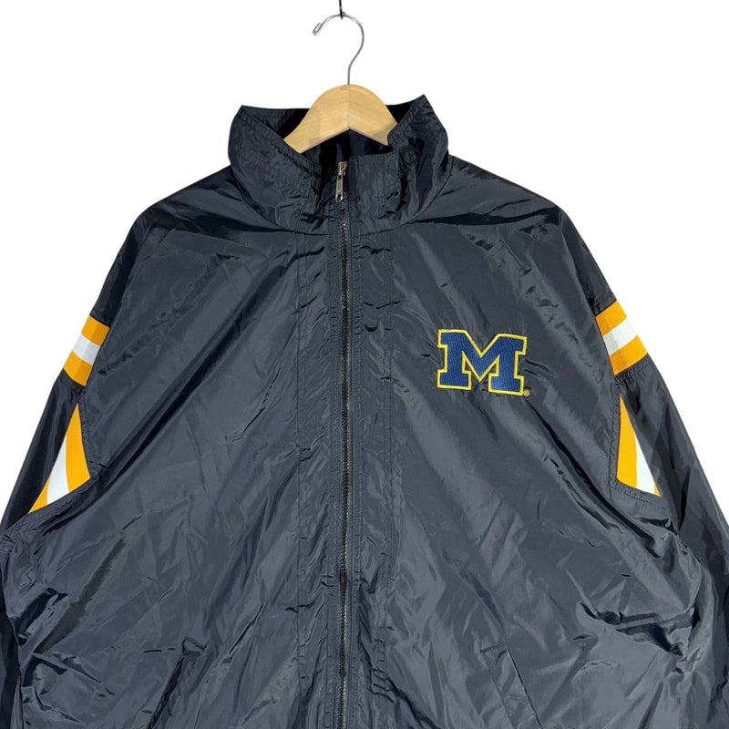 Vintage University Of Michigan Puffer Jacket