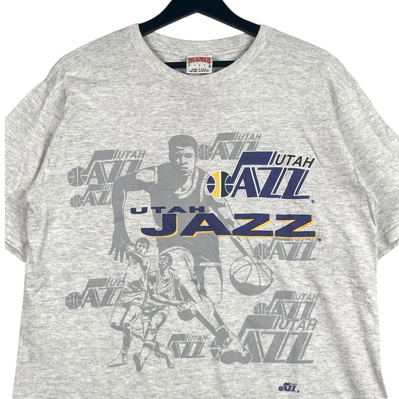 Vintage Nutmeg Utah Jazz NBA T-Shirt 90s