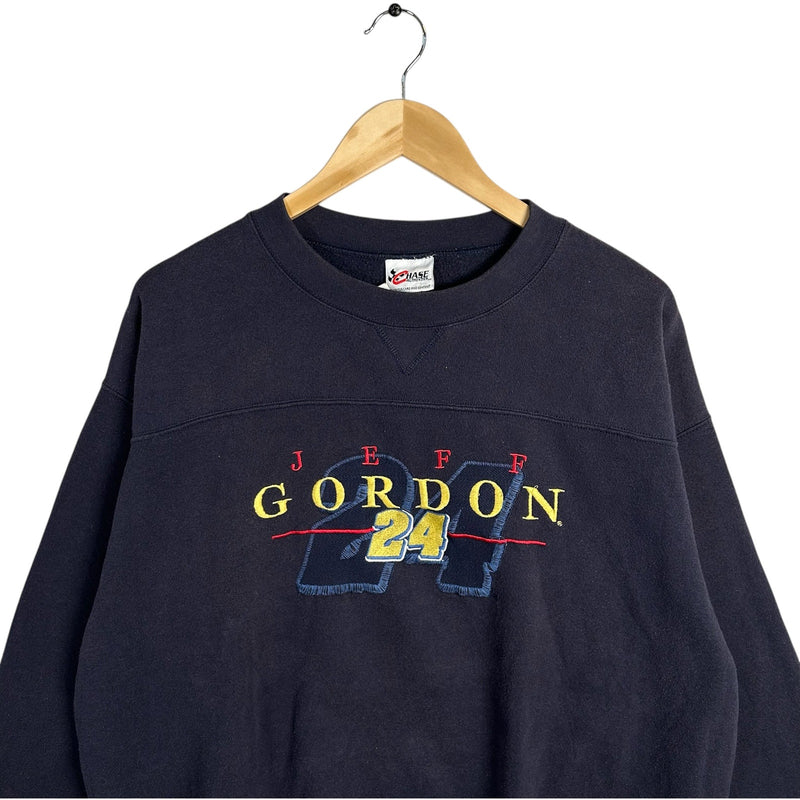 Vintage Jeff Gordon #24 Embroidered NASCAR Pullover Crewneck