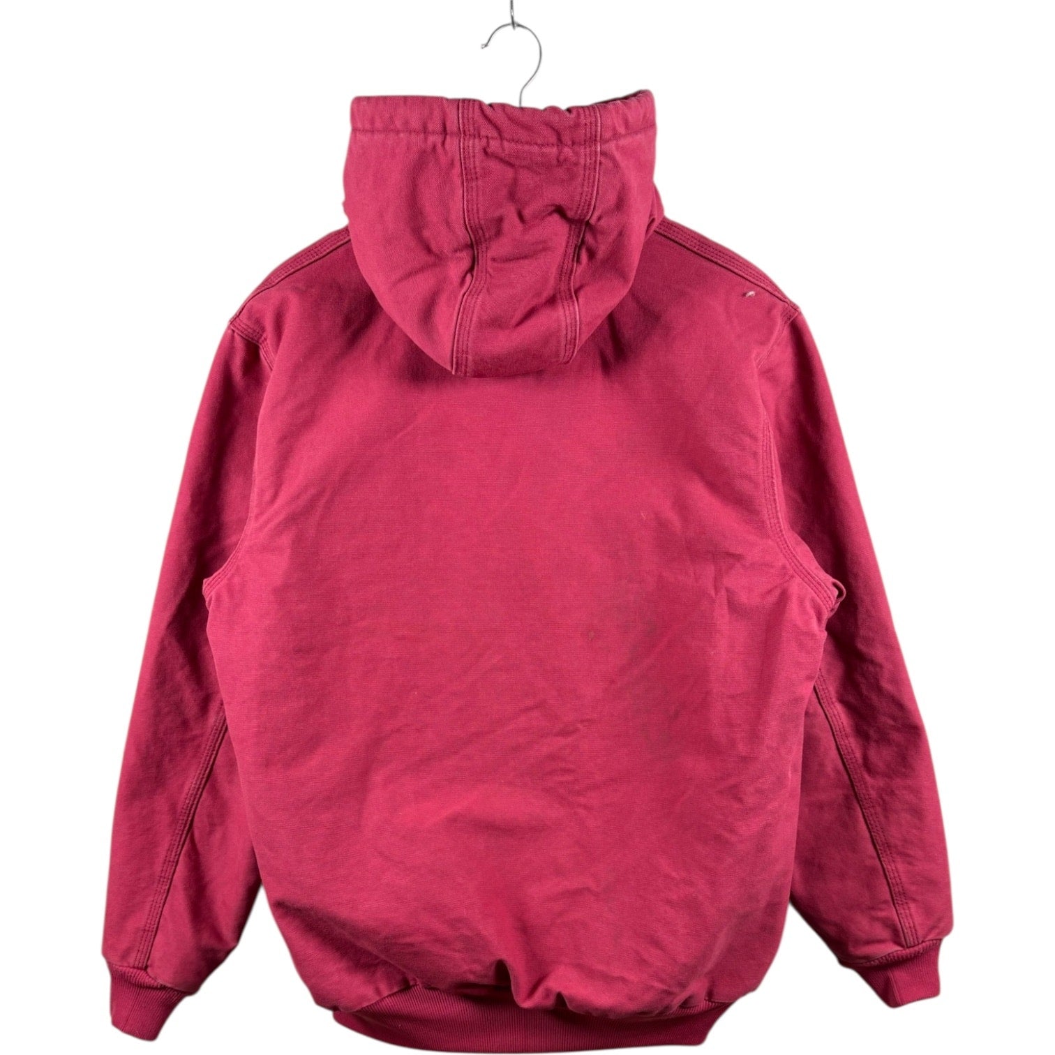 Vintage Womens Carhartt Canvas Hooded Full Zip Workwear Jacket