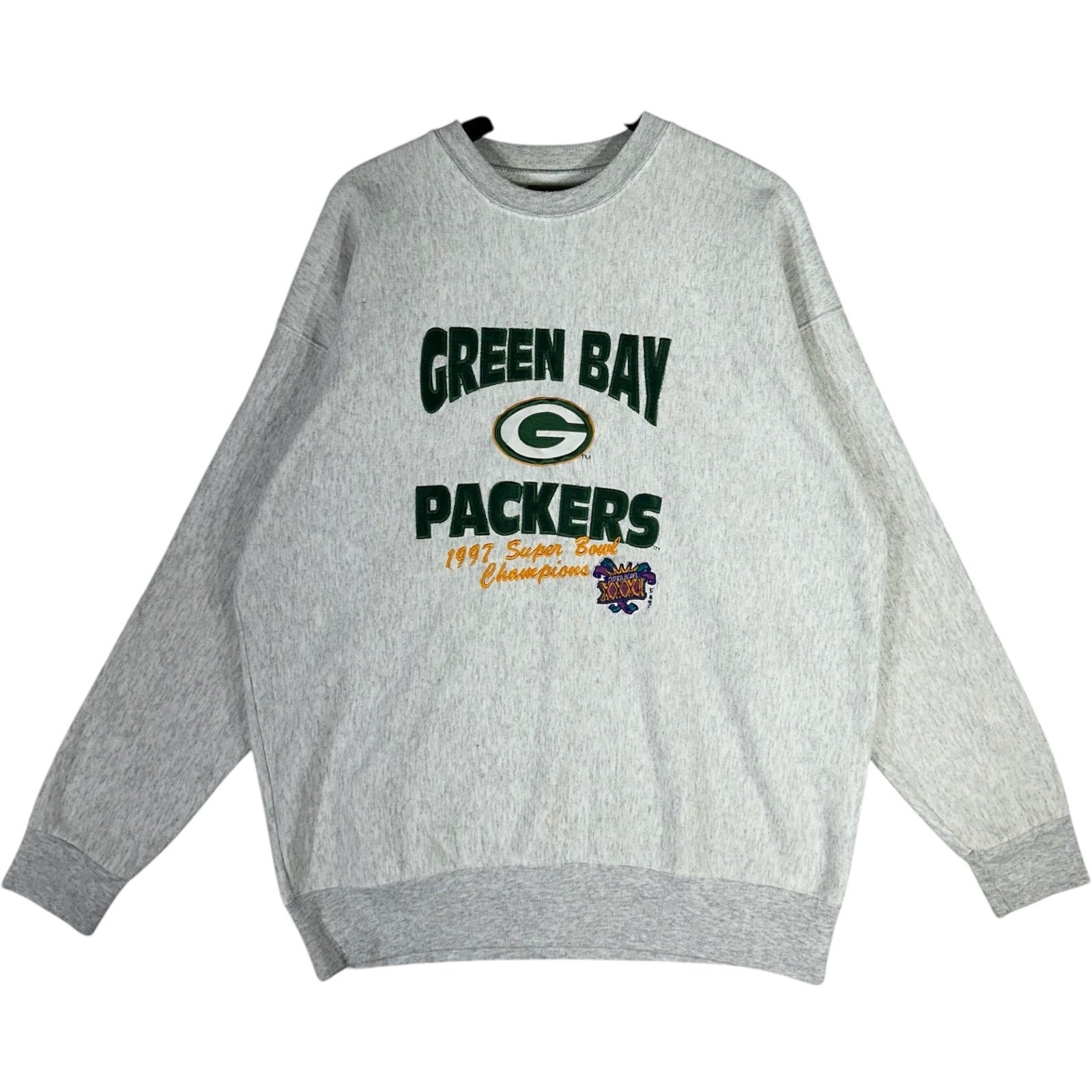 Vintage Legends Athletic Green Bay Packers Super Bowl Crewneck