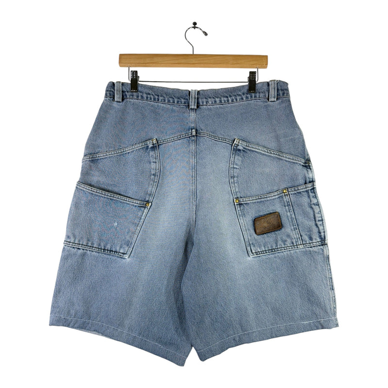Vintage Delgrifo Italy Denim Carpenter Shorts 35