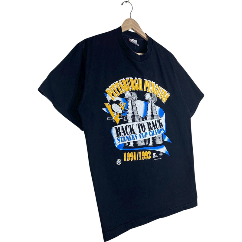 Vintage Pittsburgh Penguins Back To Back NHL T-Shirt