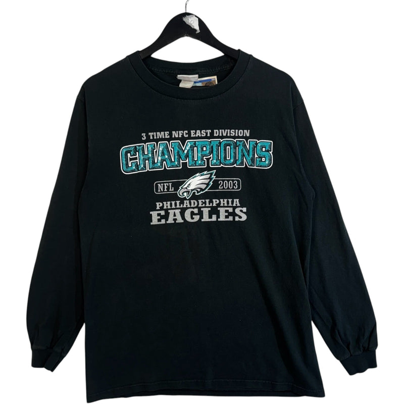 Vintage Philadelphia Eagles NFC Champs Long Sleeve Tee 2003