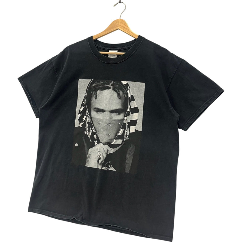 Vintage Black Pyramid Chris Brown Graphic Tee Large