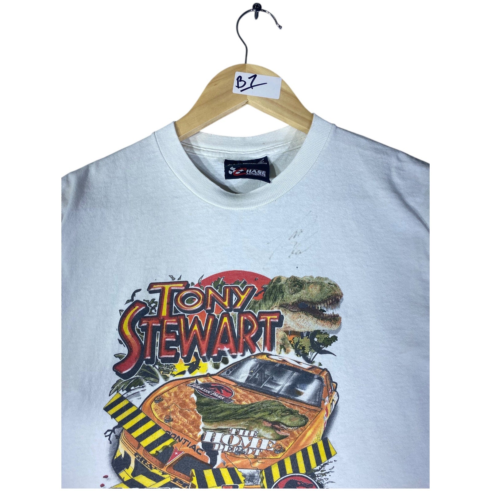 Vintage Tony Stewart 20 Jurassic Park T-Shirt