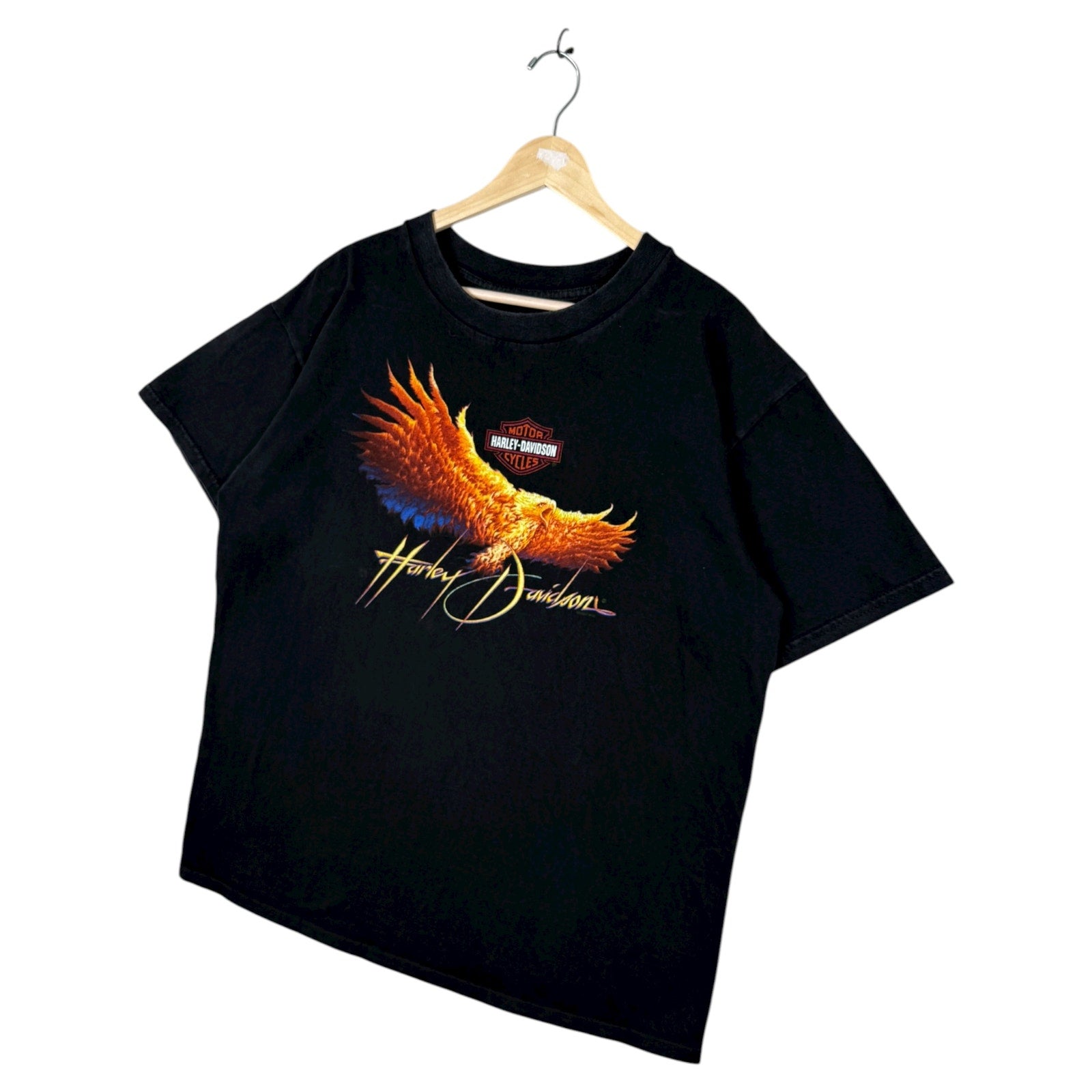 Vintage Harley Davidson Eagle Flame T-Shirt