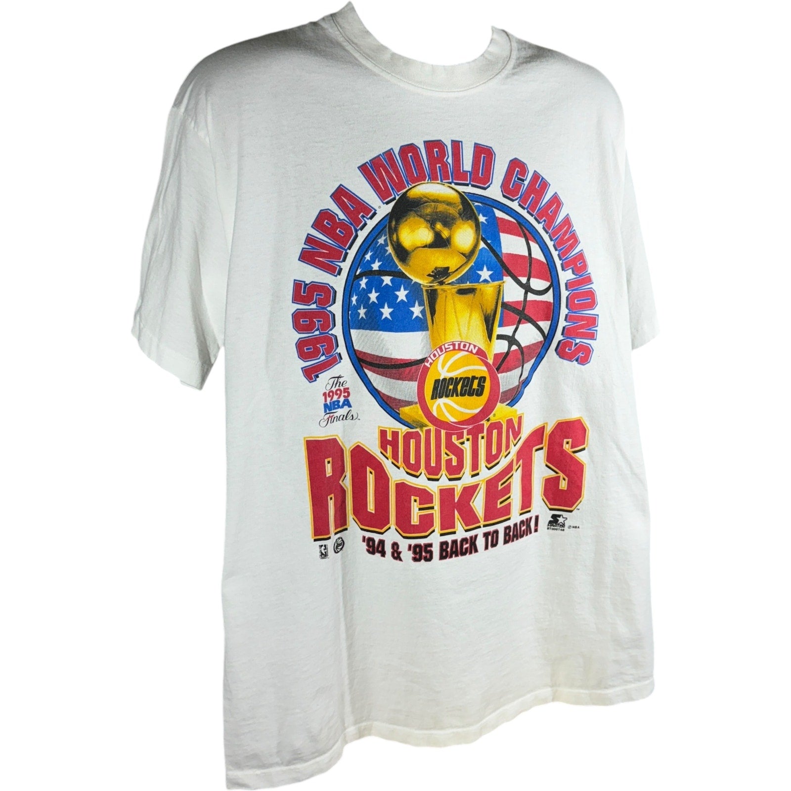 Vintage Houston Rockets NBA World Champions Tee 1995