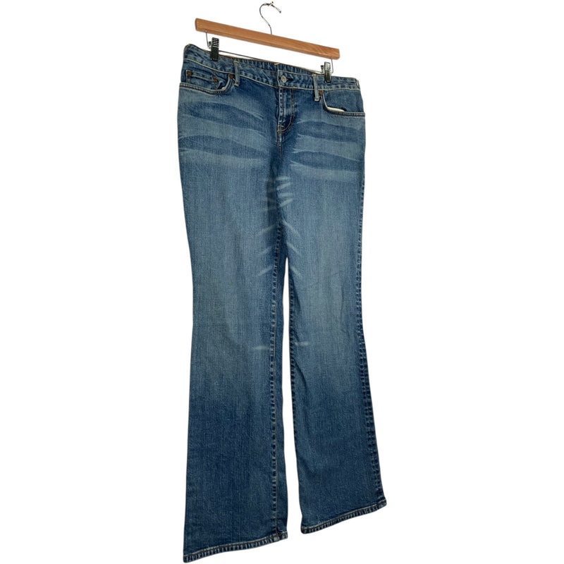 Vintage Evisu Medium Wash Flared Denim Jeans 34