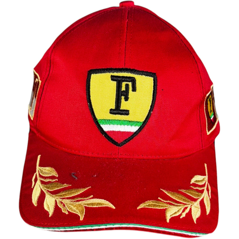 Vintage Formula 1 Ferarri Velcro Strapback Hat