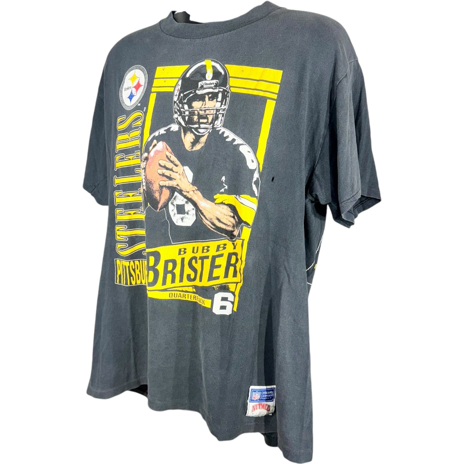 Vintage Nutmeg Pittsburgh Steelers Bubby Brister Tee