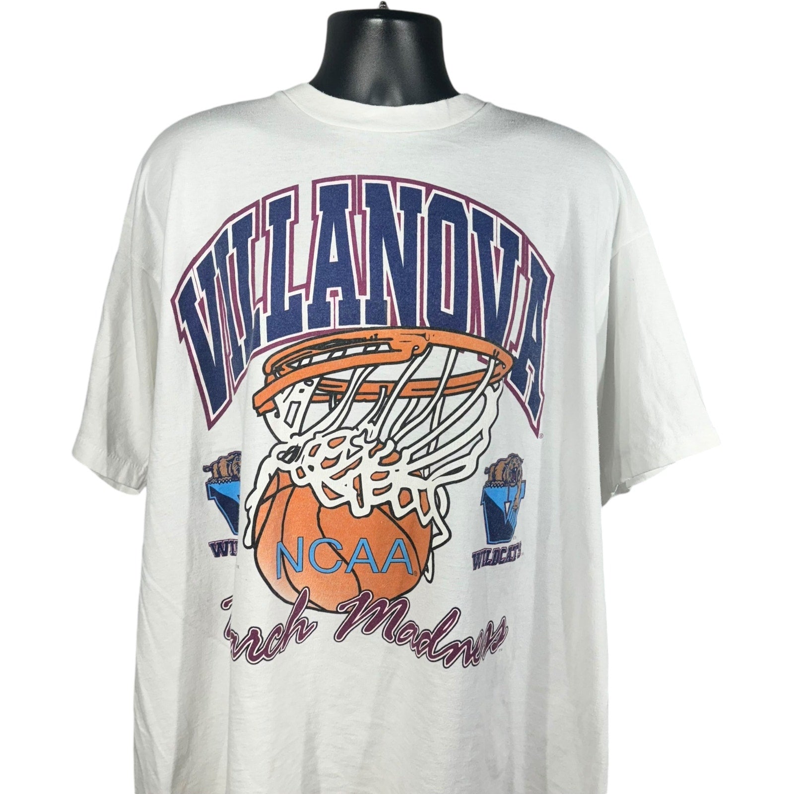 Vintage Villanova University March Madness Tee 90's