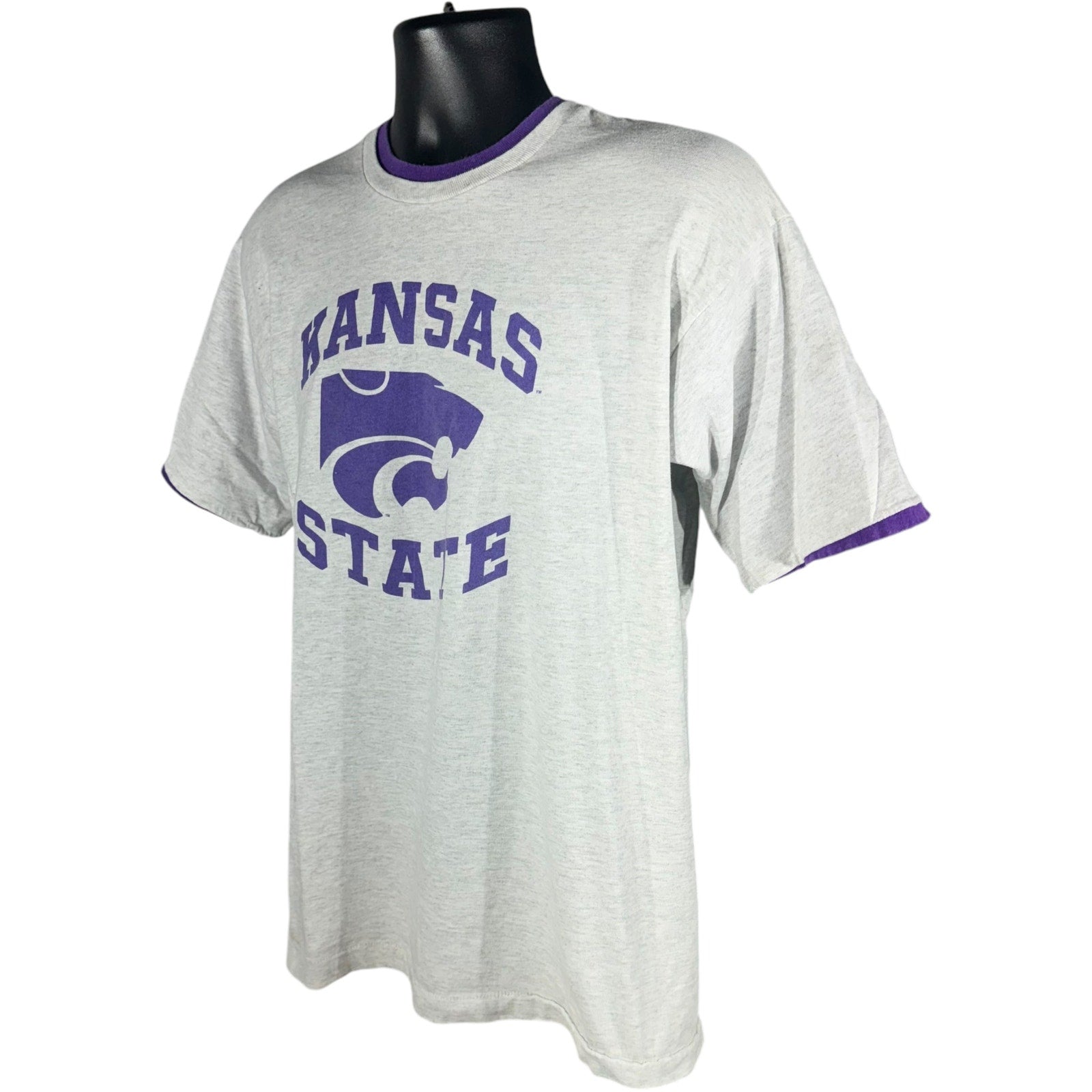 Vintage Kansas State University Mascot Logo Tee