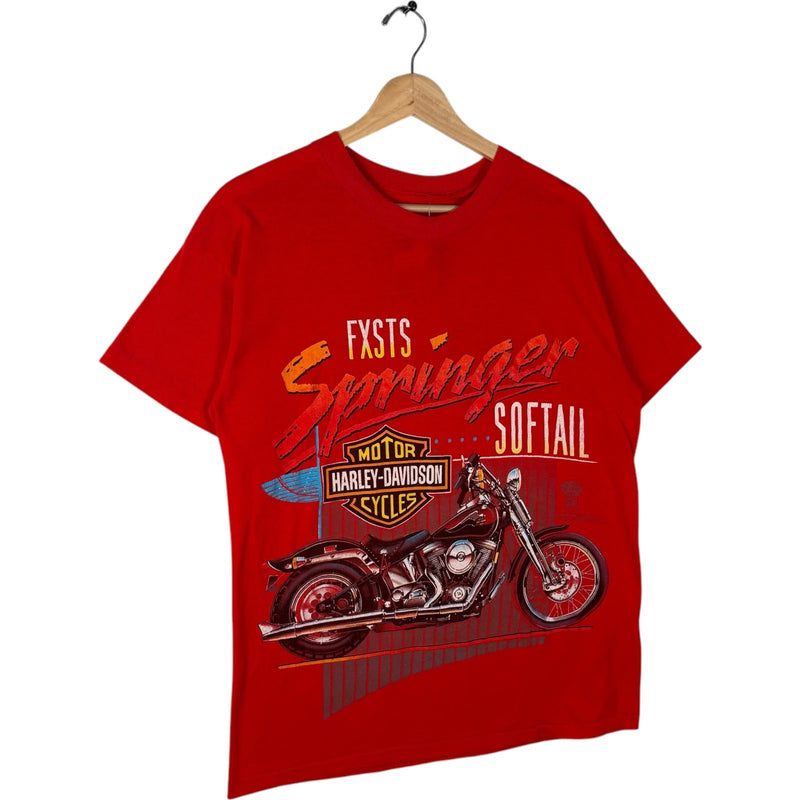 Vintage Harley Davidson FXSTS Springer Softail Motorcycle Tee