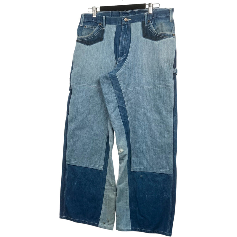 Vintage Cut & Sew Dickies Denim Carpenter Pants 36 x 32