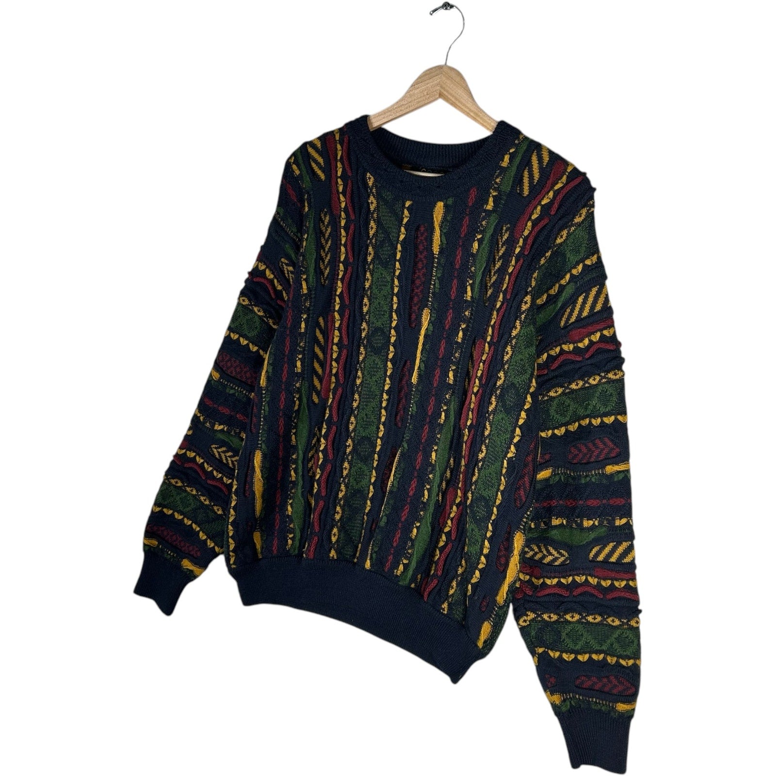 Vintage Coogi Wool 3D Knit Sweater