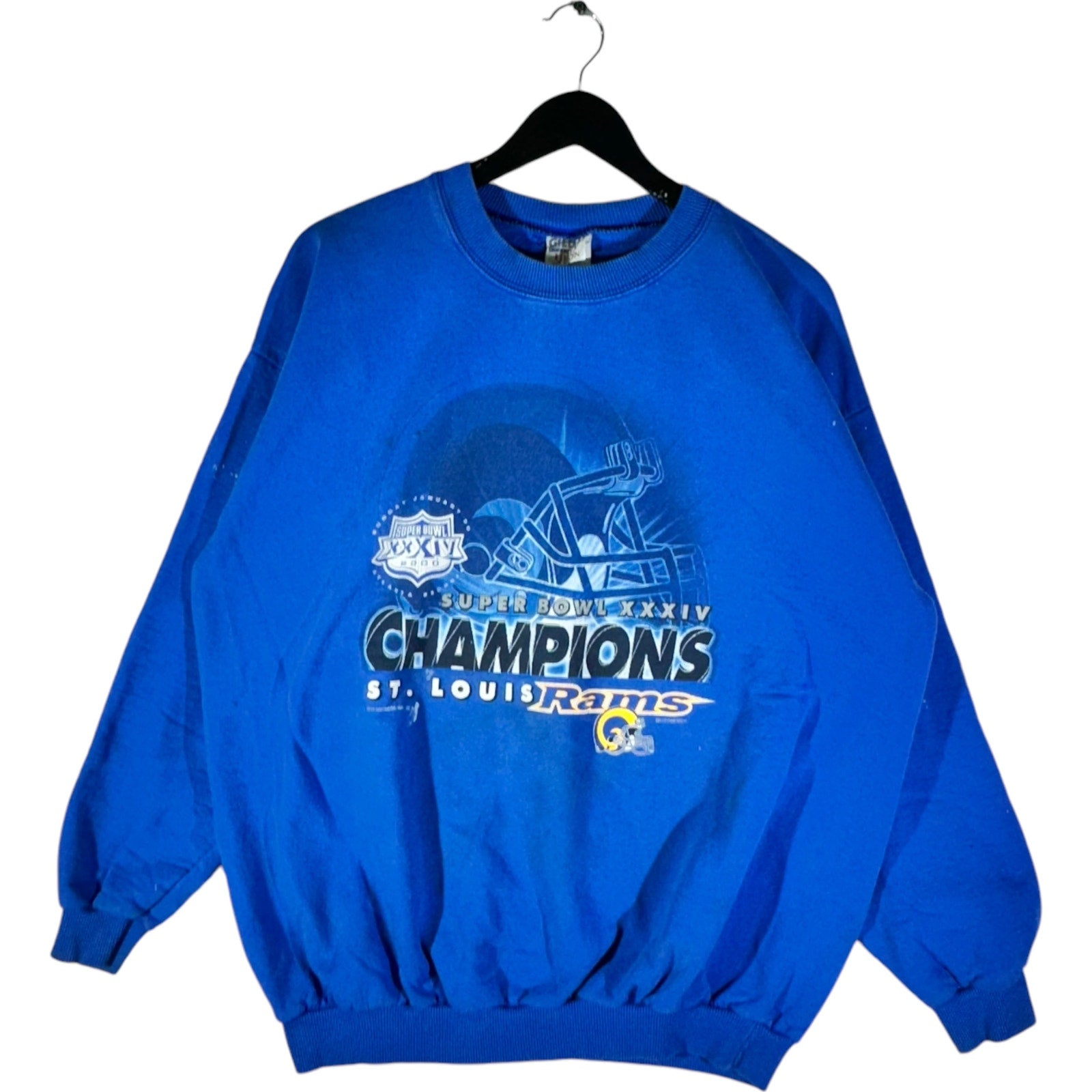 Vintage St. Louis Rams Super Bowl Champions Crewneck 2000