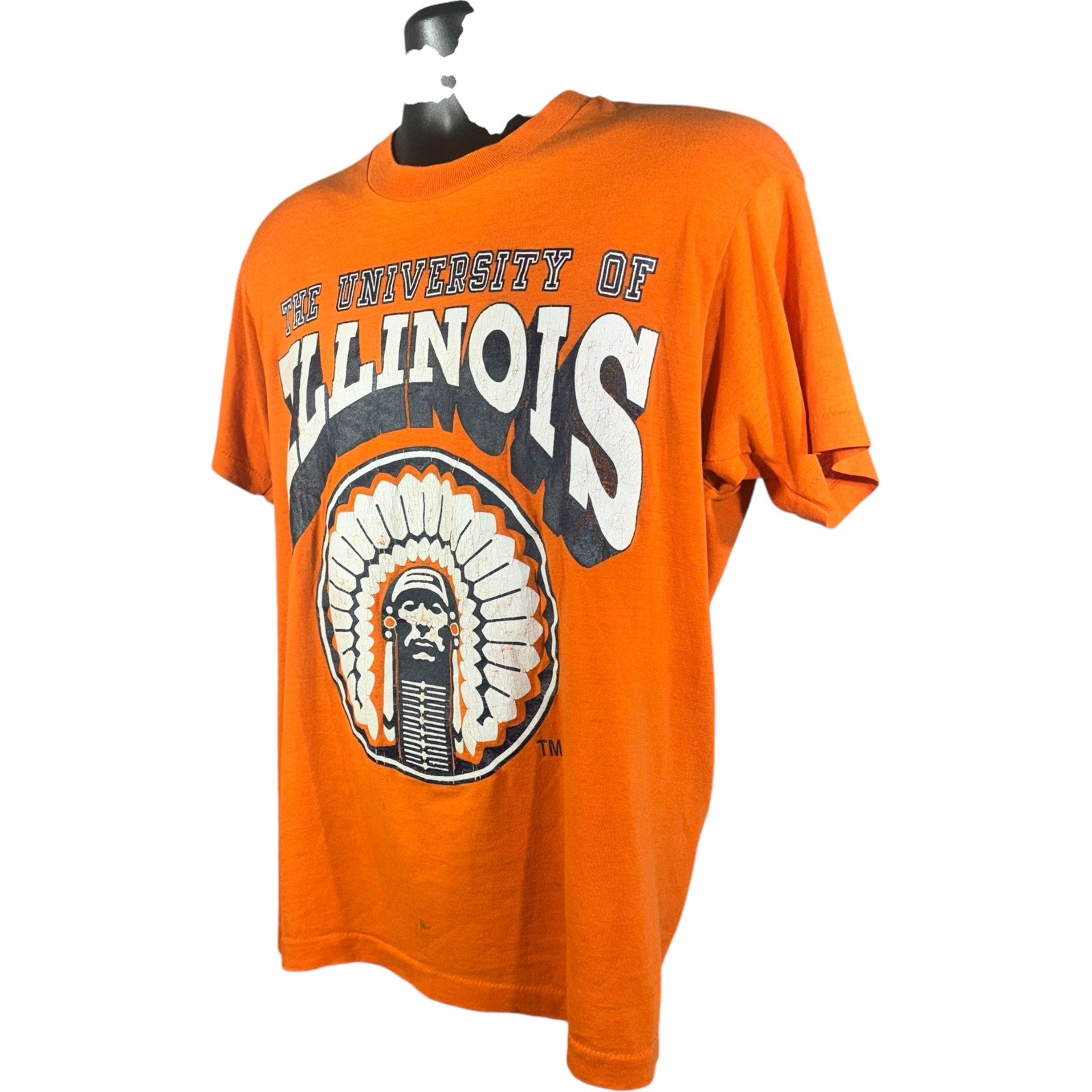 Vintage University Of Illinois Chief Illiniwek Tee