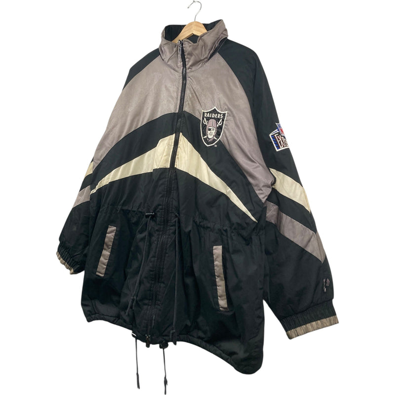 Vintagee Oakland Raiders Colorblock NFL Hooded Jacket