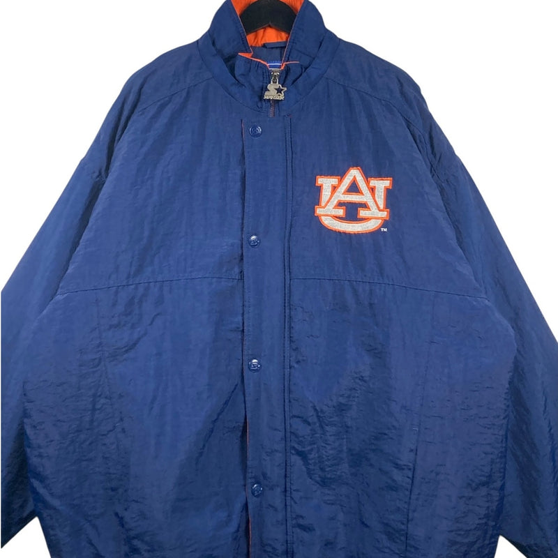 Vintage Starter Auburn Tigers NCAA Snap Button Jacket