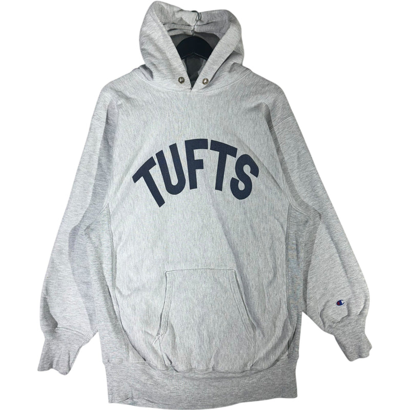 Vintage Champion Reverse Weave Tufts University Hoodie