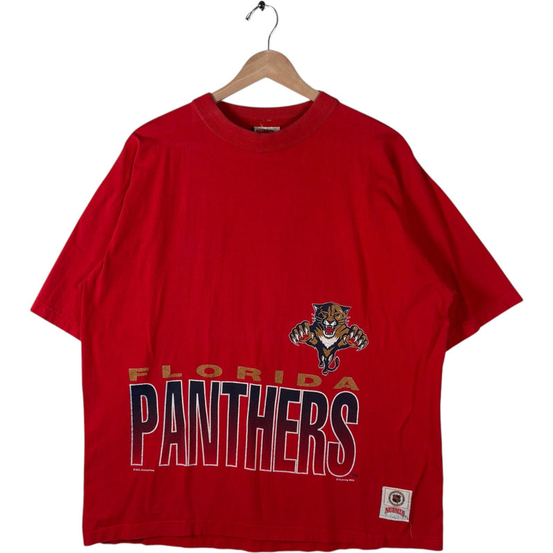 Vintage Nutmeg Florida Panthers Spellout Logo Tee 90s