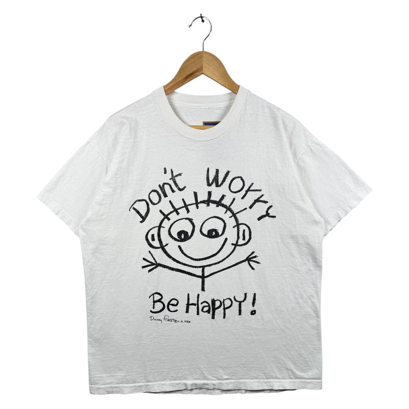Vintage Positive Smiley Graphic T-Shirt