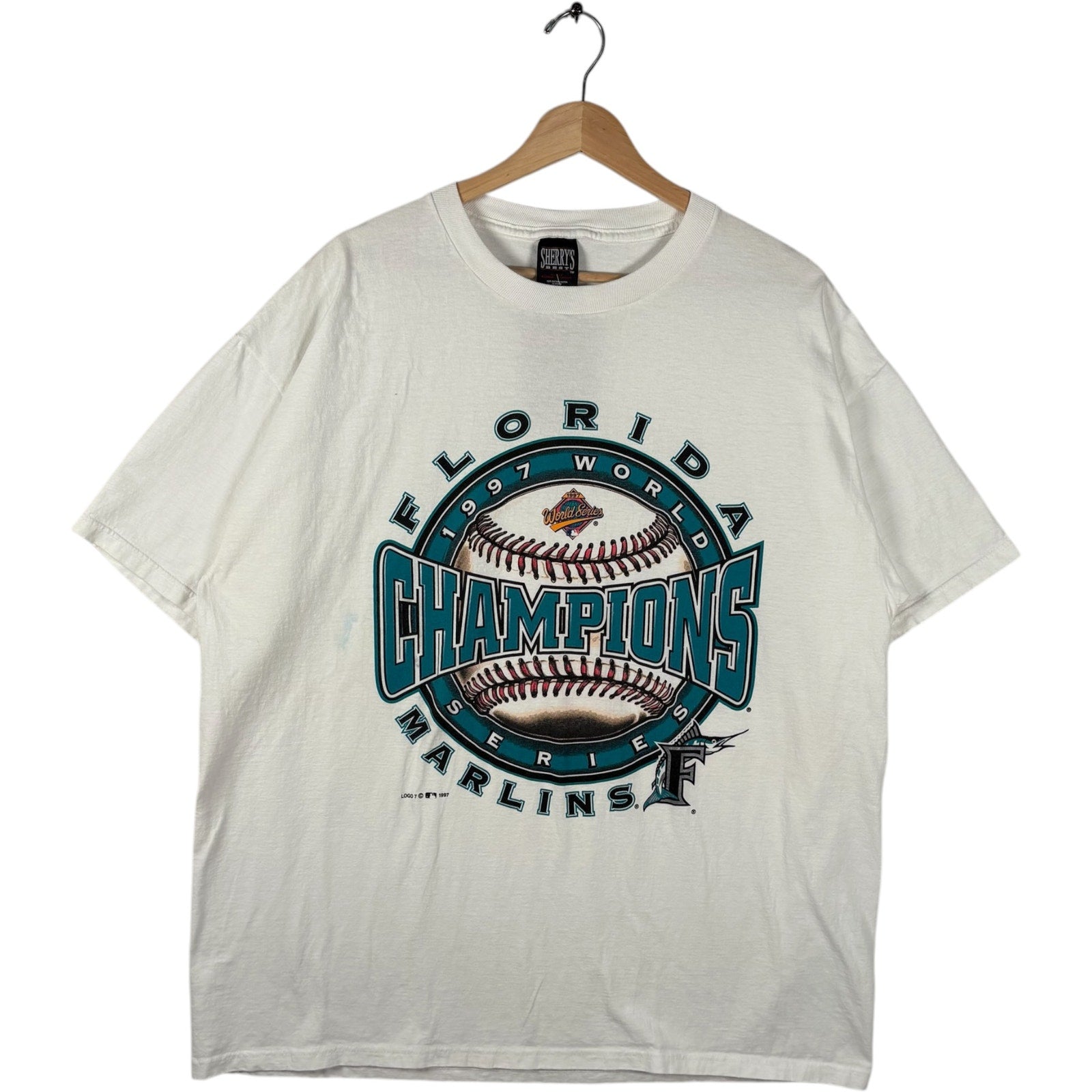 Vintage Florida Marlins World Series MLB Tee 1997