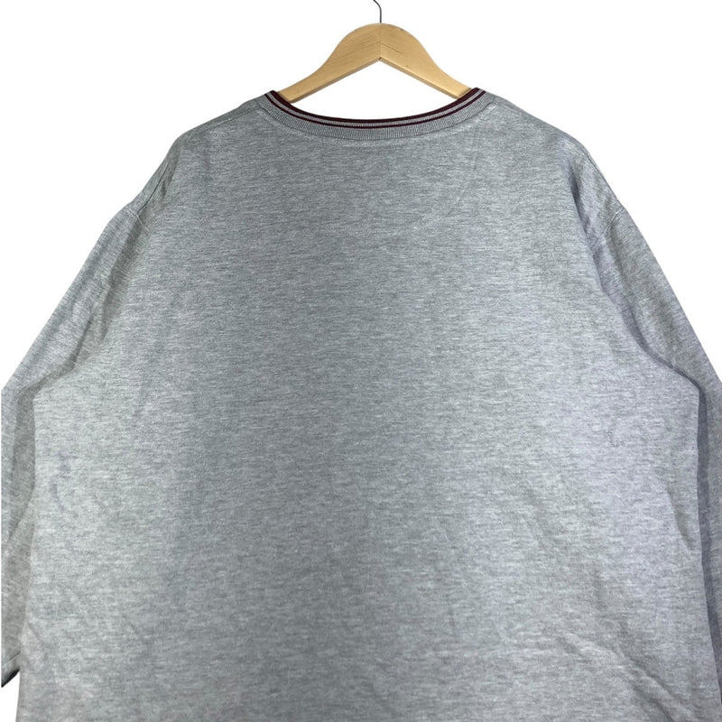 Vintage Disney Embroidered Mickey Mouse V-Neck Sweatshirt
