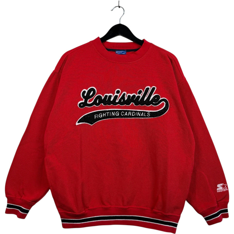 Vintage University Of Louisville Cardinals Crewneck