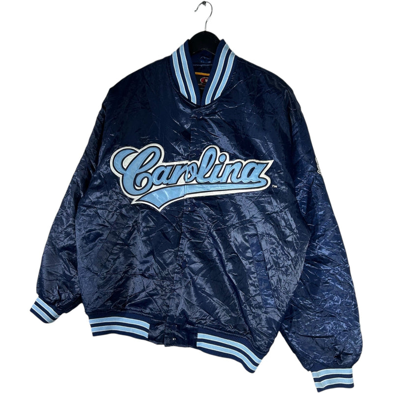 Vintage University of North Carolina Satin Bomber Jacket