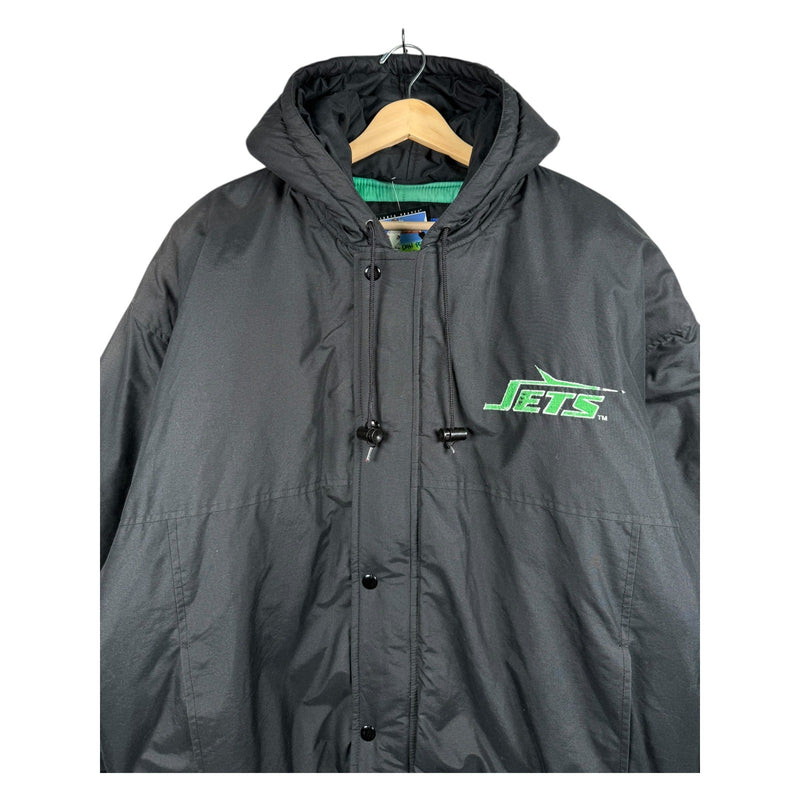 Vintage Starter New York Jets NFL Hooded Bomber Jacket