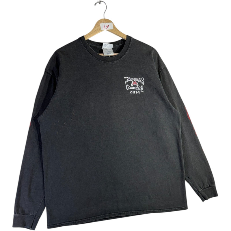 Vintage Dusty Bones Cookers Skeleton Long Sleeve